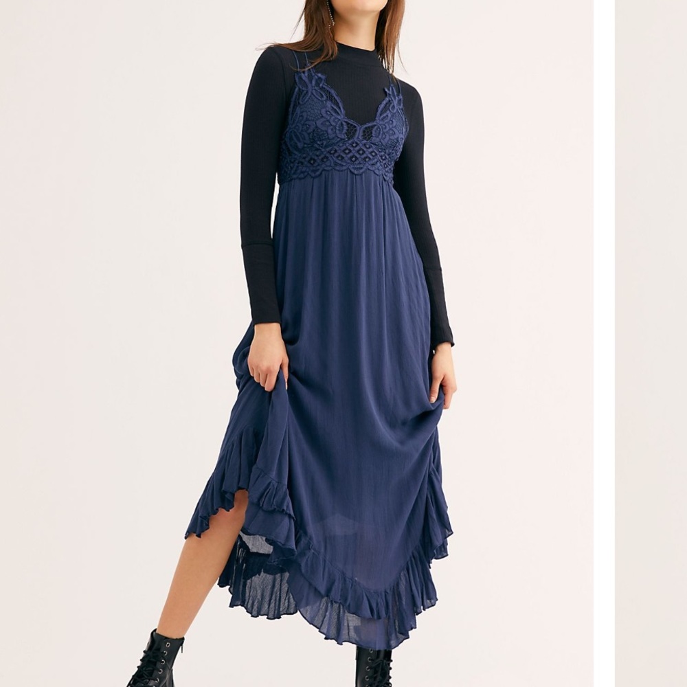 Free People Adella Maxi Dress  XS